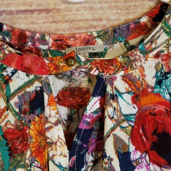 EUC Jodifl Floral Flowy High Low Dress - Picture 4 of 5